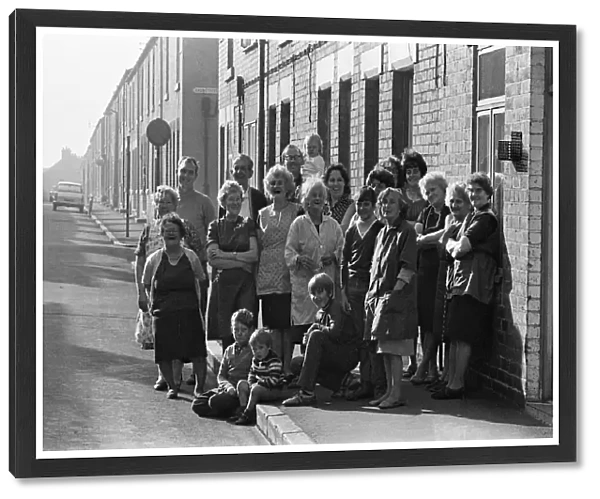 The residents of Main Street Goldthorpe which has been voted nicest street in Britain