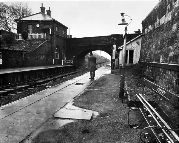 Kirkby train station. 23rd April 1970