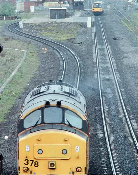 Middlesbrough Railway Lines running next to Cargo Fleet Road, Middlesbrough