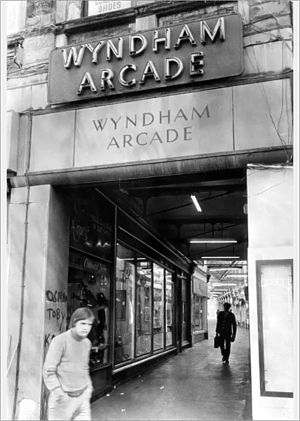 Cardiff - Arcades - Wyndham Arcade -13th April 1972 - Western Mail