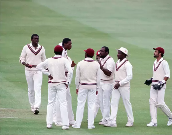 The Wisden Trophy - 2nd Test, England V West Indies. The West Indian team