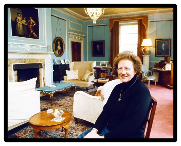 Rosemary Gillett, National Trust Director, at Ormesby Hall. 25th March 1992