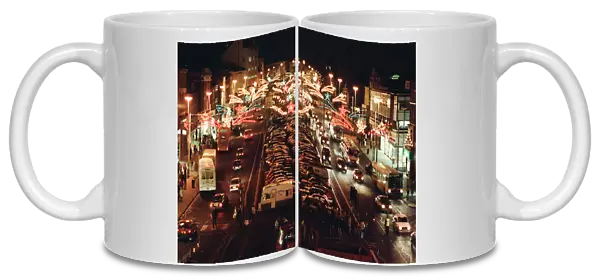 Stockton Christmas Lights switched on, Stockton, North Yorkshire, 23rd November 1990