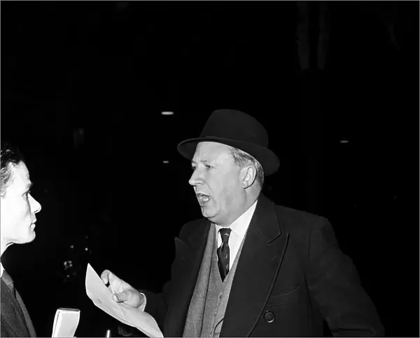 Mr Edward Heath, Lord Privy Seal, pictured at Paddington Station on his arrival from