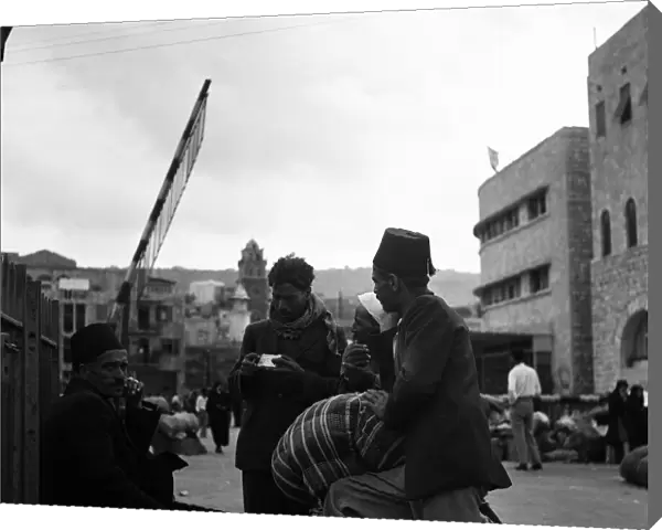 A series of pictures on the conflict in Palestine. Circa 1948