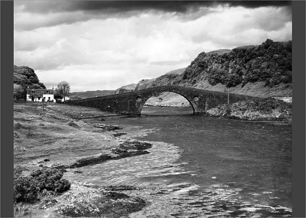 The Clachan Bridge, which joins the island of Seil to the Scottish mainland