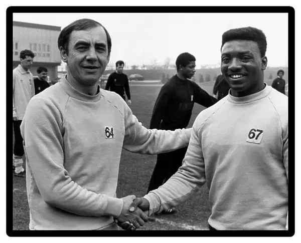 George Dalton, Physiotherapist, Coventry City Football Club, pictured with Andy Harvey