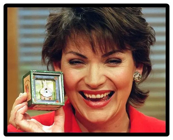 Lorraine Kelly with her love charm