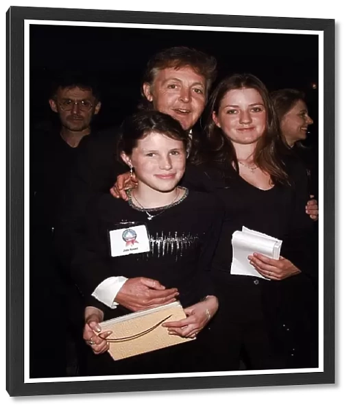 Sir Paul McCartney and Josie Russell May 1999 at The Mirror Pride of Britain Awards