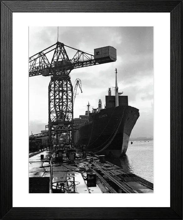 Framed Print : Shipbuilding at Smiths Dock Print, Middlesbrough 1972