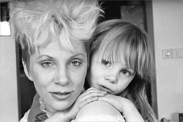 Angie Bowie, (also known as Angela Bowie) with her daughter Stacia Larranna Celeste Lipka