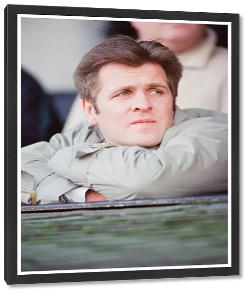 Jan Molby, Swansea City player coach, watches 0-1 home defeat to Swindon Town at Vetch