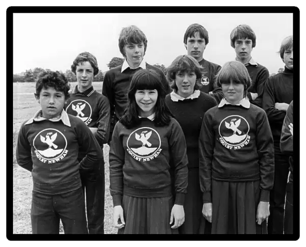 Children at Coulby Newham Secondary School, 26th June 1981