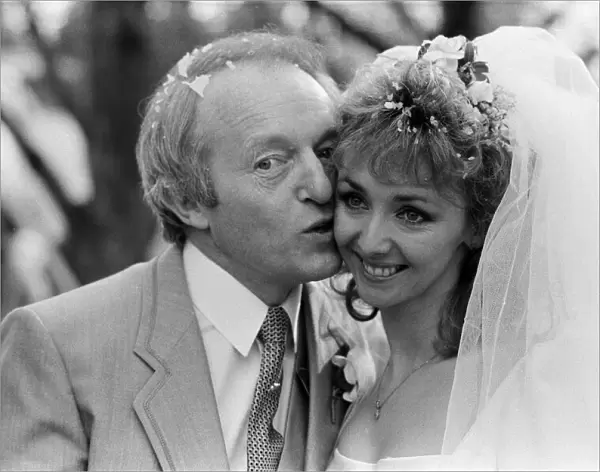 The wedding of Paul Daniels and Debbie McGee in Buckinghamshire. 2nd April 1988