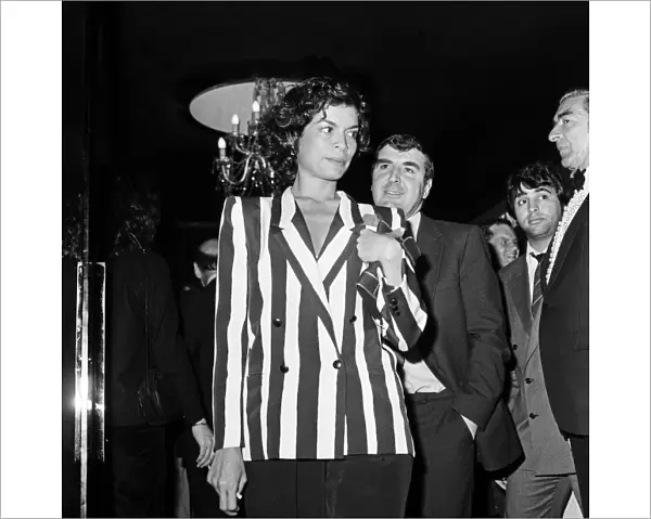 Bianca Jagger at Raymond Revuebar. 5th July 1981