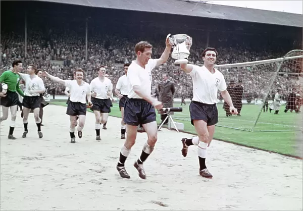 1960 - 1961 Tottenham Hotspur Double Winning Season. FA Cup Final at Wembley