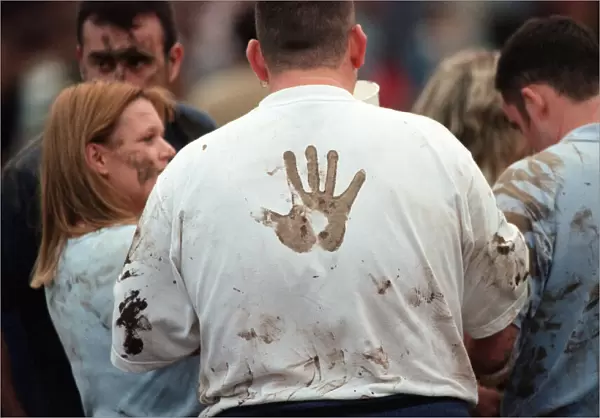 Fans at Margam Park to watch Catatonia performing, South Wales. 29th May 1999