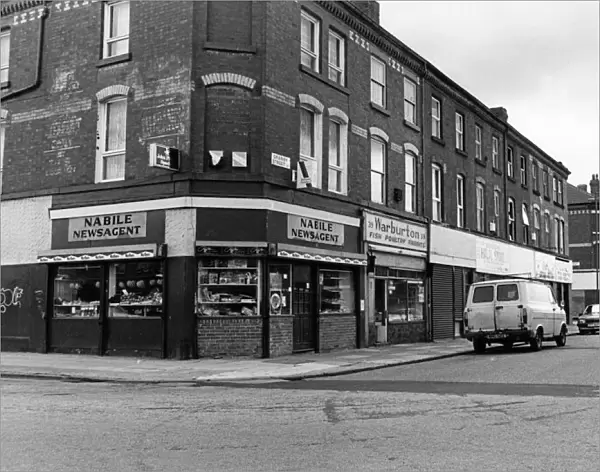 Granby Street, Livepool. England. Picture taken mid circa 1980s