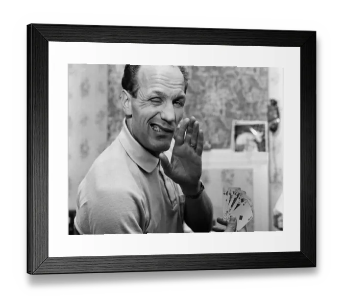 Framed Print : Henry Cooper Relaxing Before the Cassius Clay Fight, Print Framed Print : Henry Cooper Relaxing Before the Cassius Clay Fight, Print