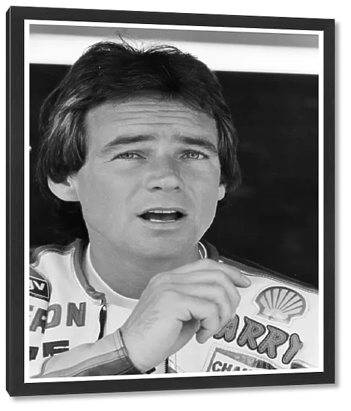 British Motorcycle road racer Barry Sheene attending the South Africa Grand Prix at