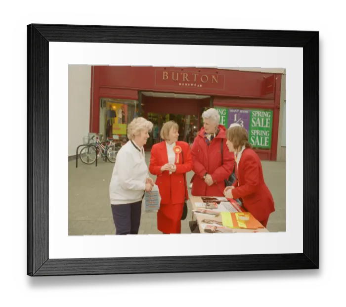 Framed Print : Angela Eagle and Twin Sister Maria, Liverpool 1997 Print Framed Print : Angela Eagle and Twin Sister Maria, Liverpool 1997 Print