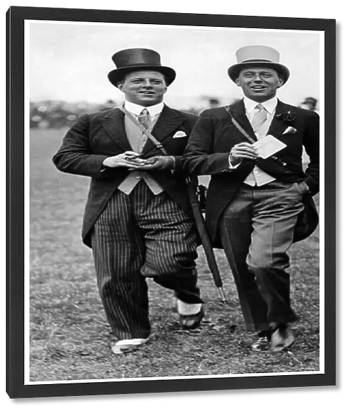 Pictured on the left, The Hon Lionel Tennyson. Circa 1926