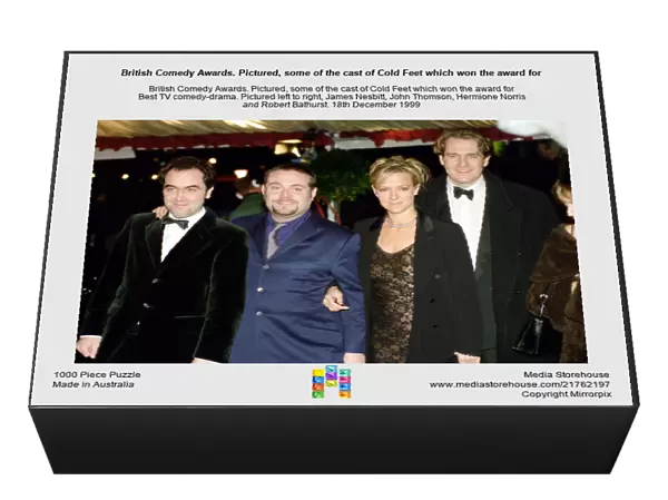 British Comedy Awards. Pictured, some of the cast of Cold Feet which won the award for