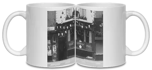 The Armada pub, Broadmead, Bristol dressed for the Coronation 1st June 1953