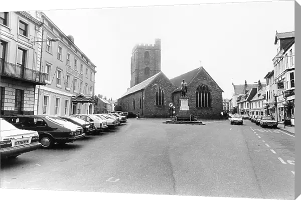 St Marys Church, Brecon, a market town and community in Powys, Mid Wales