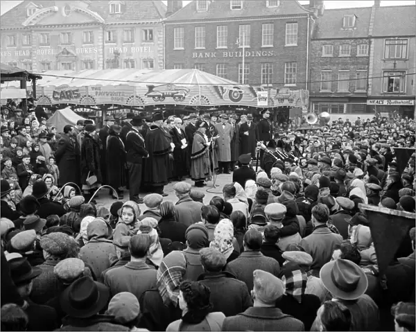Kings Lynn Mart Fair, Norfolk. 15th February 1953