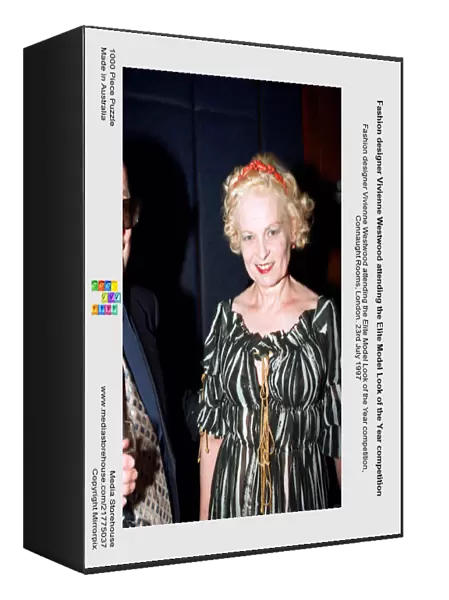 Fashion designer Vivienne Westwood attending the Elite Model Look of the Year competition