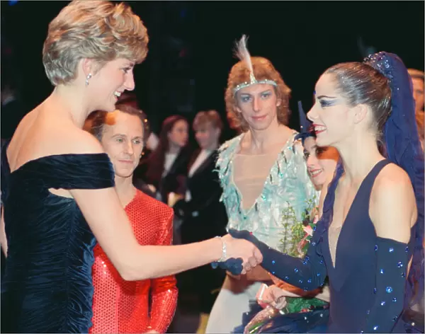 HRH The Princess of Wales, Princess Diana, attends Carnival of the Birds for