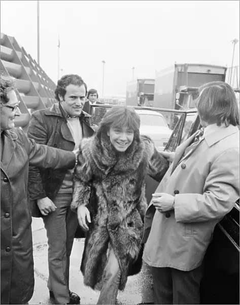 David Cassidy, singer, actor and musician, leaves Londons Heathrow Airport in 1973