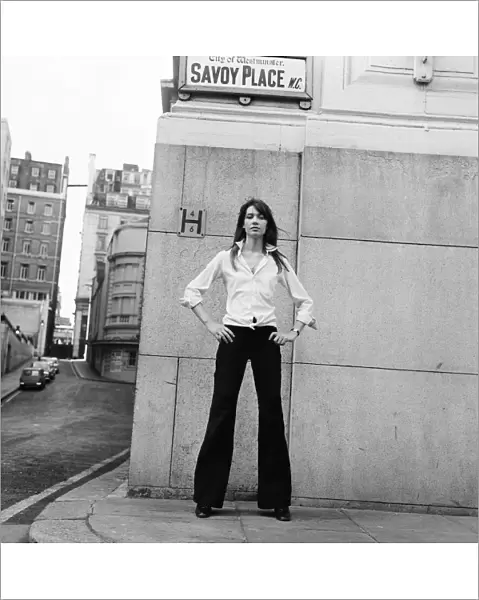 Francoise Hardy, french singer pictured in London, 21st June 1970