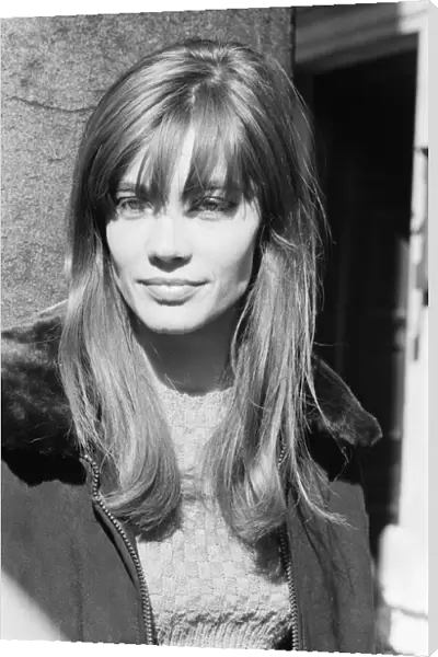 Francoise Hardy, french singer, pictured in Mayfair, London, 11th March 1965
