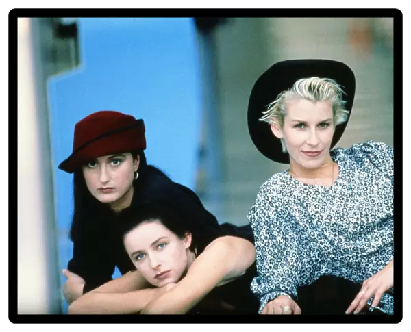 Jacquie O Sullivan, Keren Woodward and Sara Dallin of Bananarama. October 1988