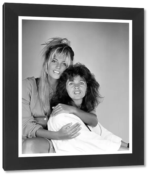 Mandy Smith with her mother Patsy Smith. 20th August 1986