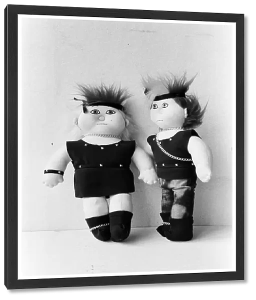 Two members of the Cabbage Patch dolls, the 'Punker Baby Gang'. 25th July 1984