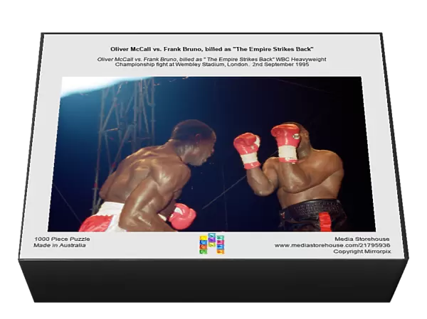 Oliver McCall vs. Frank Bruno, billed as 'The Empire Strikes Back'