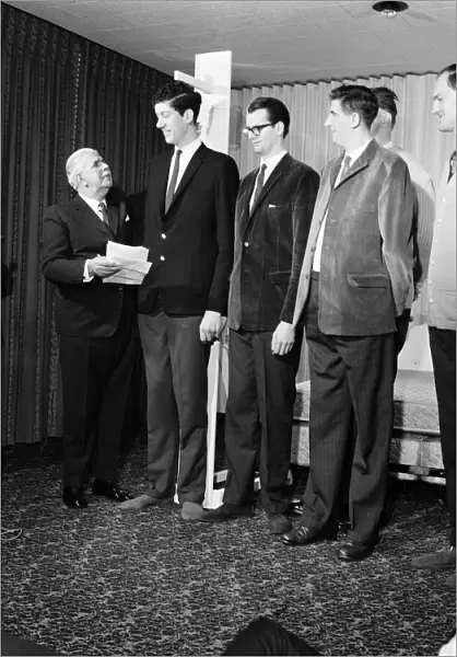 Tallest Man Competition held at the Londoner Hotel, Welbeck Street, London