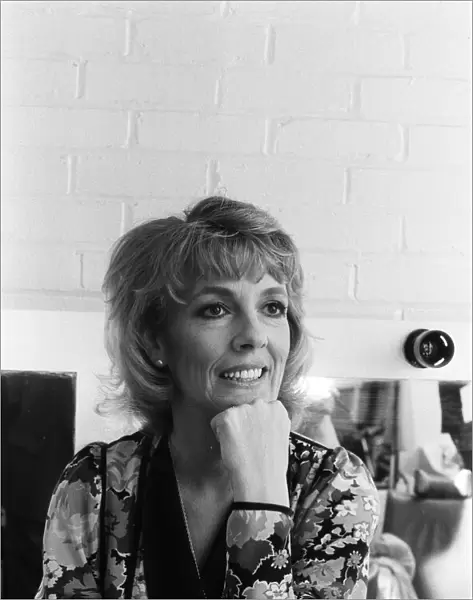 Esther Rantzen at BBCs Lime Grove Studios. 12th April 1983