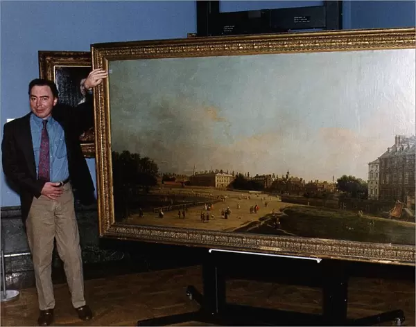Art Artists Canaletto Andrew Lloyd Webber inspecting his £
