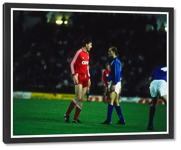 Rangers versus Bayern Munich European Cup September 1989 Ray Wilkins