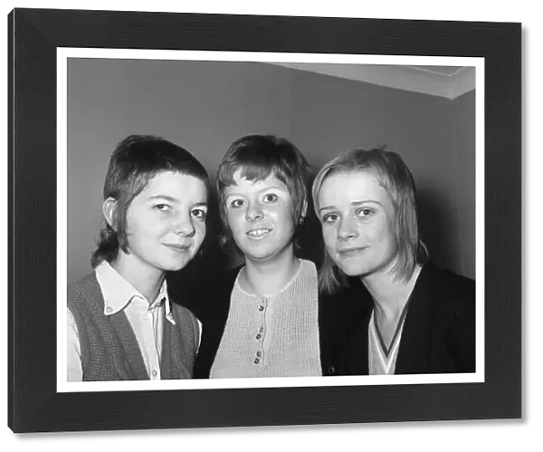 Skinhead girls who have ordered to let their hair grow by the headmistress at Tolworth