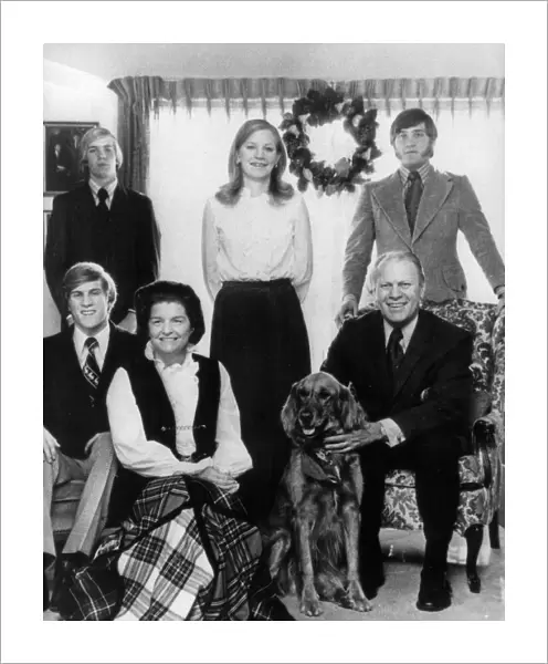President Gerald Ford of The United States of America, and Mrs Betty Ford with their