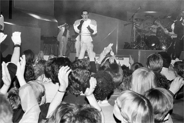 Frankie Goes To Hollywood in concert at Sheffield City Hall. 14th March 1985