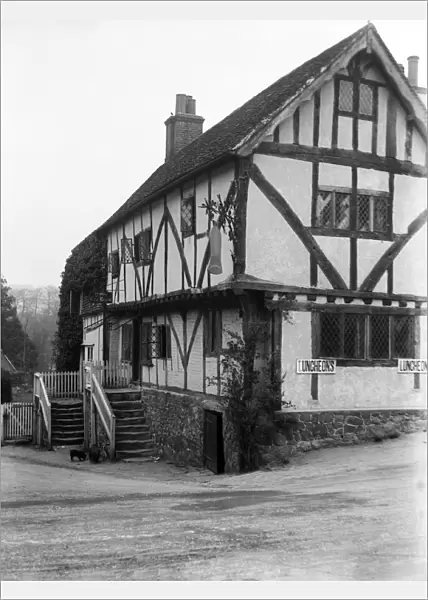 Old Inn at Oxted, Surrey. 1926