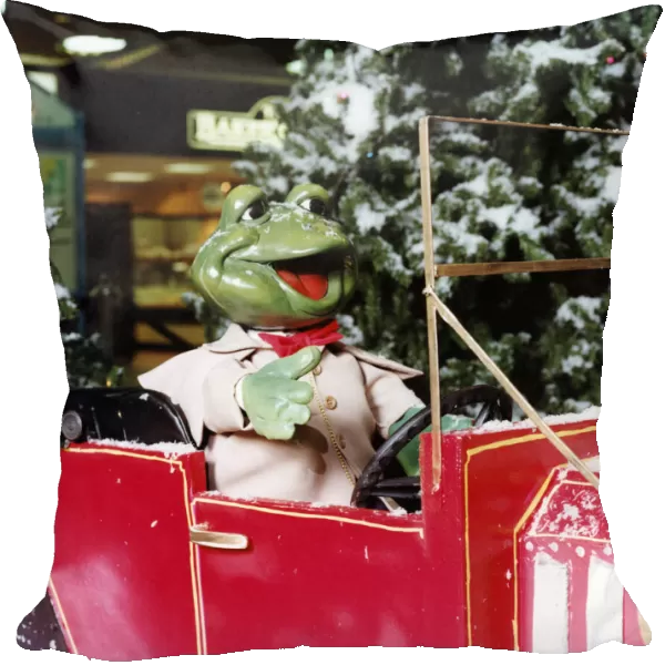 Toad of Toad Hall, the star of a Christmas display. Cleveland Centre, Middlesbrough