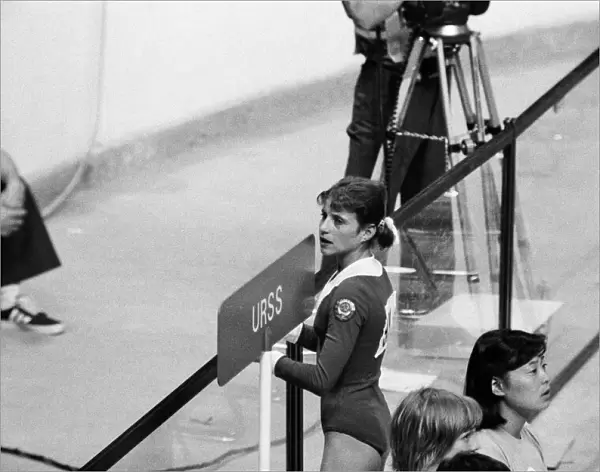 The 1976 Summer Olympics in Montreal, Canada. Pictured, Russian gymnast Olga Korbut