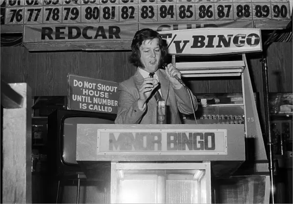 Paul Daniel, bingo caller. 1971